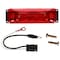 Truck-Lite 19 Series, Base Mount, Led, Red Rectangular, 2 Diode, Marker Clearance Light, P2, Black 19032R - alternate 3